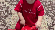 کلیپ هنرنمایی بامزه پسر کوچولو موتورسوار