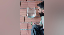 ایده طبیعتگردی با نی و مشما پلاستیکی