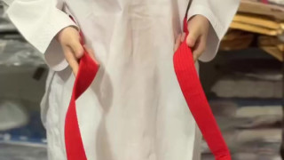 روش آسان برای بستن کمربند تکواندو